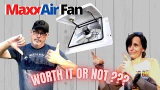 Maxx Air fan, is it worth it? a full review for campers, buses, vans and RV's