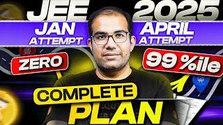 JEE 2025 April Attempt Strategy | 30 DAY Study Plan to Score 99%ile!  Must Watch! | Vinay Shur Sir