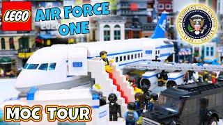 HUGE LEGO Airplane MOC  ️ Custom Presidential LEGO "Air Force One"