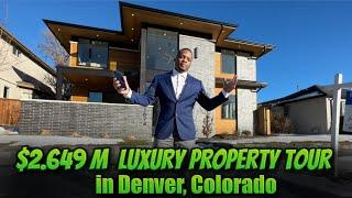 $2.649 M  luxury property tour, INSANE Mansions in Denver, Colorado!