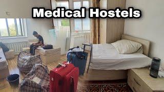 Hostel in KYRGYZSTAN for Medical‍️students | ISM University | RoomShifting and Cleaning 