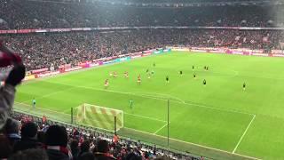 Robert Lewandowski Freekick goal vs Atletico Madrid Fan POV