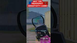 BEST TDM HEADSHOT SENSITIVITY CODE +CONTROL SETTINGS | NEW BGMI UPDATE 2.9