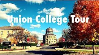 Union College Tour By Driving Around Campus in Late Autumn