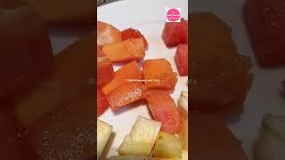 Healthy Fruit Salad Combo | Watermelon Papaya Pineapple Fruit Cuts Salad | Sakthi Samayal and Tours