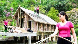 Day 20, 60% of the Lake House is Completed, Concrete Pouring Technique for Sloping Roofs