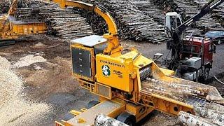 Amazing Powerful Wood Chipper Machines Technology, Fastest Tree Shredder Machines Working