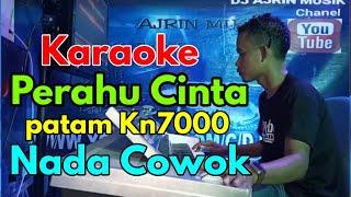 PERAHU CINTA  KARAOKE  PATAM KARO KN7000   NADA PRIA