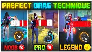 Perfect Drag Technique For Headshot | Top 3 Secret Drag Headshot Trick |-Garena Free Fire