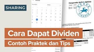 Cara Dapat Dividen Saham