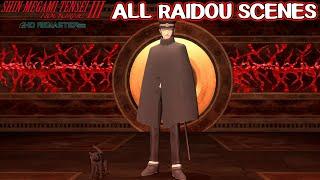All Raidou Scenes - Shin Megami Tensei 3 Nocturne HD Remaster