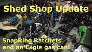 Shed Shop Update & SnapRing Ratchets