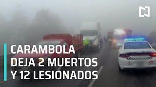 Carambola en autopista Puebla-Córdoba - Sábados de Foro