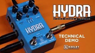 Keeley Electronics HYDRA Stereo Reverb and Tremolo - Technical Demo