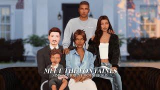 meet the fontaines | sims 4 current household