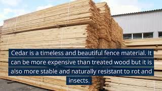 Deciding between a Pine vs Cedar Fence - https://www.fortworthtxfence.com/blog/cedar-vs-pine-fence