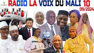 La Revue de Presse de la RADIO LA VOIX DU MALI du 10 SEPTEMBRE 2024