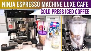 Ninja Luxe Cafe Espresso Machine ES601 How to Make a Cold Press ICED COFFEE