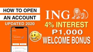 How to Create Account in ING with P1,000 Welcome BONUS! | Step by Step Guide