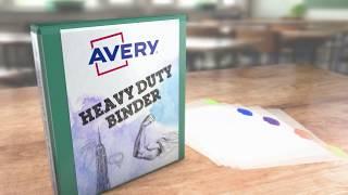 Back to School Supplies Featuring Avery Binders & Dividers