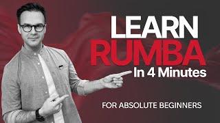 How to Dance RUMBA in 4 minutes | Follow Along for Beginners