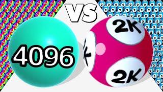 BALL RUN 2048  ROLLING DOUBLES - 2048 Games, ASMR Gameplay!