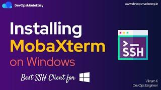 Install MobaXterm on Windows