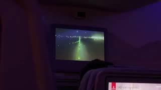 TPE to DXB take off document film by Emirates Airbus A380-800