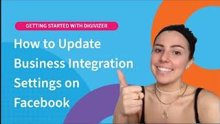 How to Update Business Integration Settings on Facebook