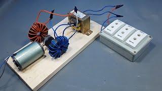 100% Free Energy Generator 220V with Magnets and Motor