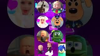 Siren Head, Cocomelon, Vlad and Niki, Sheriff Labrador, Baby Boss, Gummy Bear Tiles Hop 329