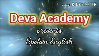 Introduction to Deva Academy.spoken English easy to learn. easy English introduction.20 minutes.