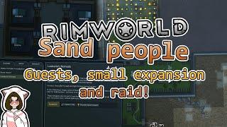 Guests, small expansion and raid! | Rimworld