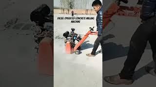 Diesel Operated Concrete Floor Milling Machine #shortsvideo #inshort #millingmachines