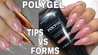 HOW TO: MADAM GLAM POLYGEL SCULPT VS TIPS | ISABELMAYNAILS