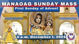 SUNDAY MASS TODAY at OUR LADY OF MANAOAG CHURCH LIVE MASS  6:00 A.M.  December 1,  2024