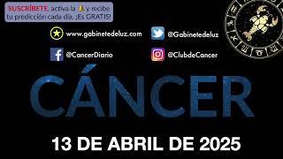 Horóscopo Diario - Cáncer - 13 de Abril de 2025.