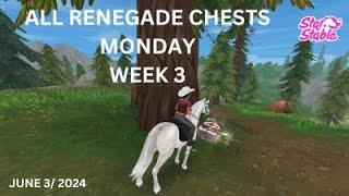 star stable/ALL RENEGADE CHESTS MONDAY WEEK 3