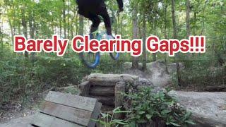 Too old? Over 40 Gap Jumps !!! BMX on MTB Trails. PK Ripper Super Elite Pro XL.  #gopro #2024