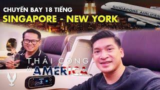 USA TRIP # TẬP 2: Chuyến bay dài nhất thế giới - 18 tiếng! Singapore - New York NONSTOP