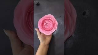 Flower  | DIY | craft paper  | simple craft | rose flower  | crafterjyoti |