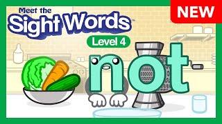 NEW! Meet the Sight Words Level 4 - "not" | Preschool Prep Company