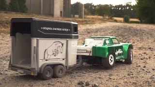 Custom RC LaTrax SST Desert Prerunner with a Horse Trailer | Traxxas 1/18 Scale 4WD Racing Truck