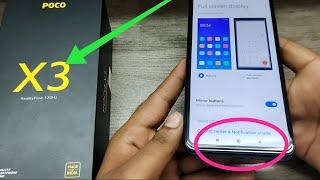 How to hide or change navigation Bar in POCO X3,POCO X2,POCO X3 pro| how to change navigation bar