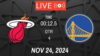 NBA LIVE! Golden State Warriors vs Miami Heat I November 24, 2024 Warriors vs Heat 2K Live