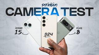 Samsung Galaxy S24 vs iPhone 15 vs Pixel 8 DEFINITIVE Camera Test