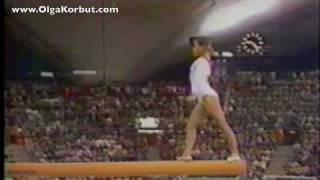 Olga Korbut balance beam (1972 Olympics)