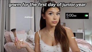 GRWM first day of Junior year!