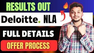 Deloitte NLA Results Out | Deloitte NLA 2025 | Selection | Offer Letter |Deloitte NLA Result Update