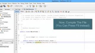 First Program with Java || using NetBeans IDE 7.4